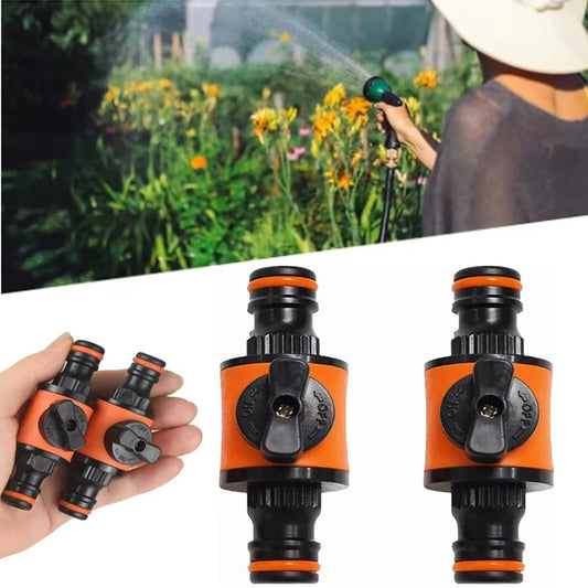 New 1PC/2PCS Garden Hose Shut Off Valve Tap Adapter Quick Joint Garden Sprays Sprinklers for Watering the Garden - Acyl.shop