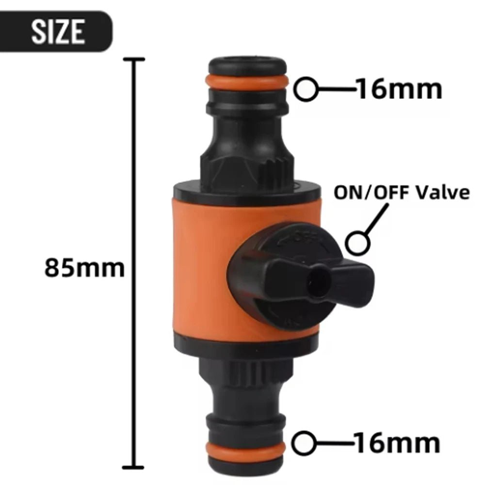 New 1PC/2PCS Garden Hose Shut Off Valve Tap Adapter Quick Joint Garden Sprays Sprinklers for Watering the Garden - Acyl.shop