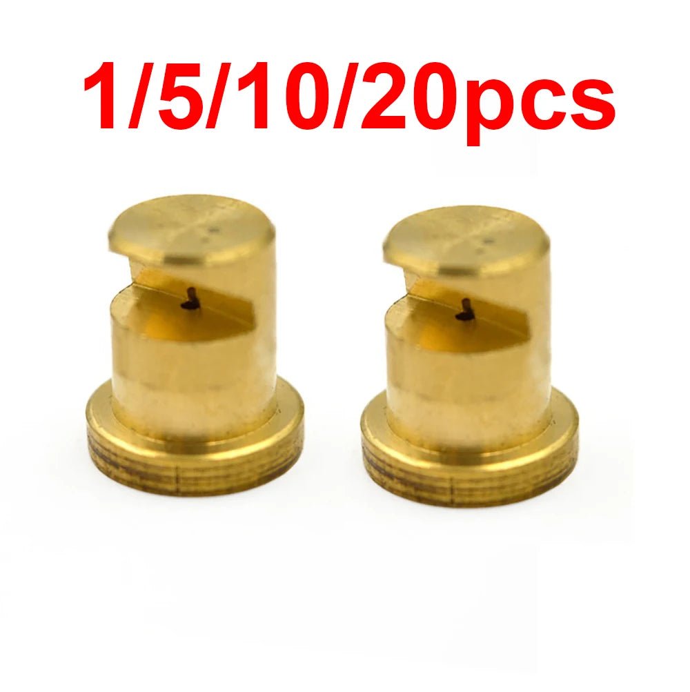 1/5/10pcs Agricultural sprayer nozzle, 150 degree brass windproof high pressure wide angle fan nozzle - Acyl.shop